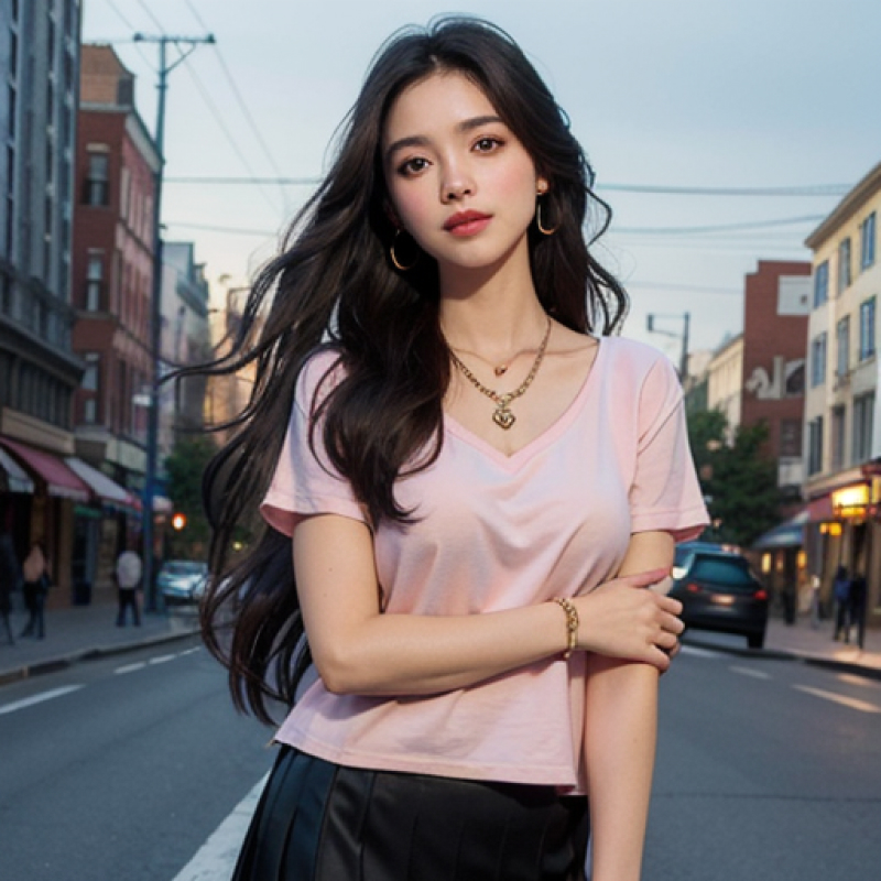 image of an AI generated girl